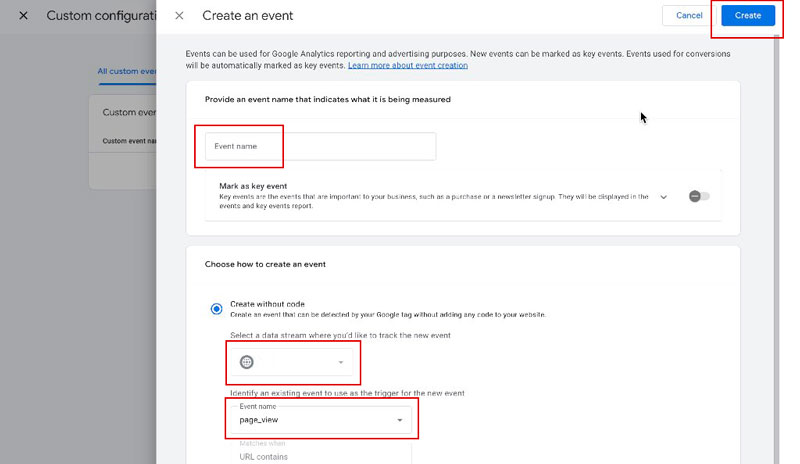 GA4: Creating a custom event for form submissions in the Events section
