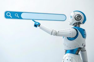 AI and search concept representing generative AI performance reports